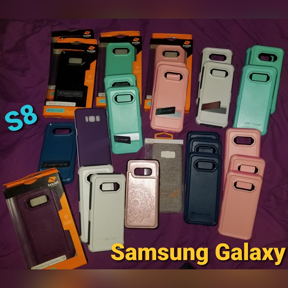 NWT Variety of Samsung Galaxy S8 Phone Cases 2 for The Price 
